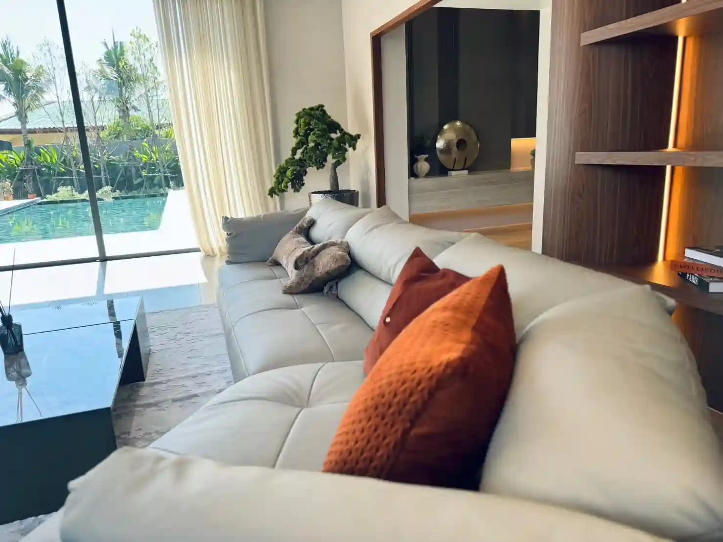 Sea Central interior — premium living area with resort-quality finishes