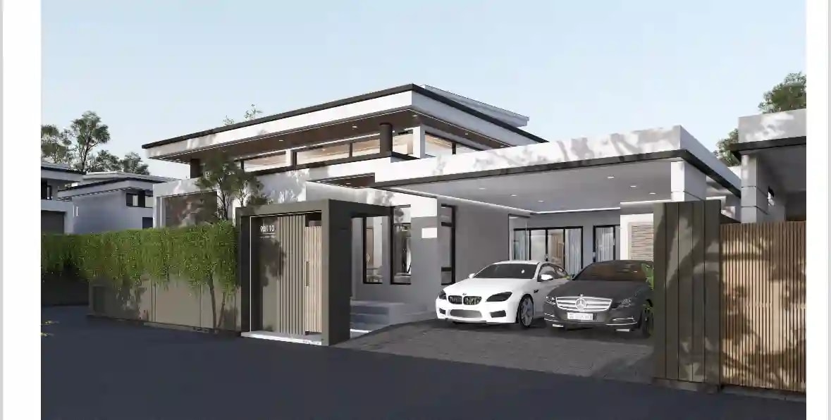 ToSummer Villa exterior — vibrant pool villa with tropical garden