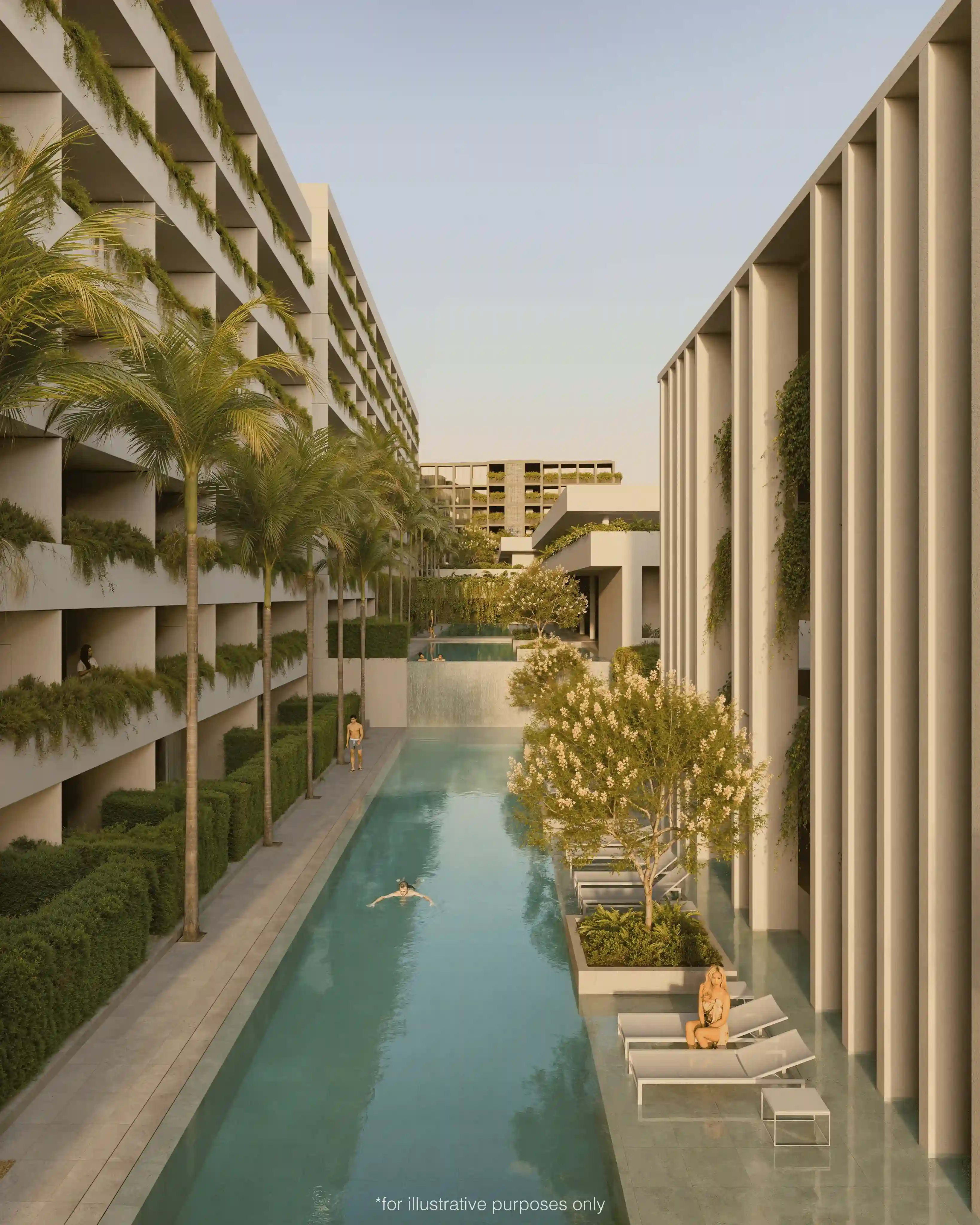 Serene Condo Layan, архитектура комплекса