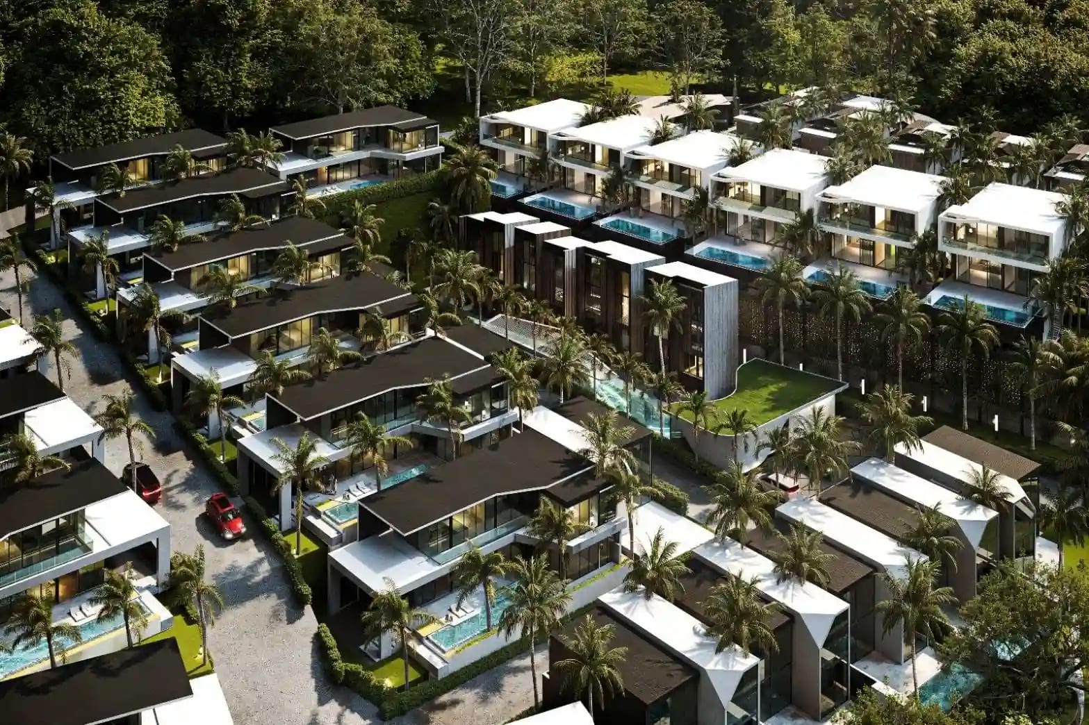 Aileen Villas Layan Phase 5 — exterior and pool area