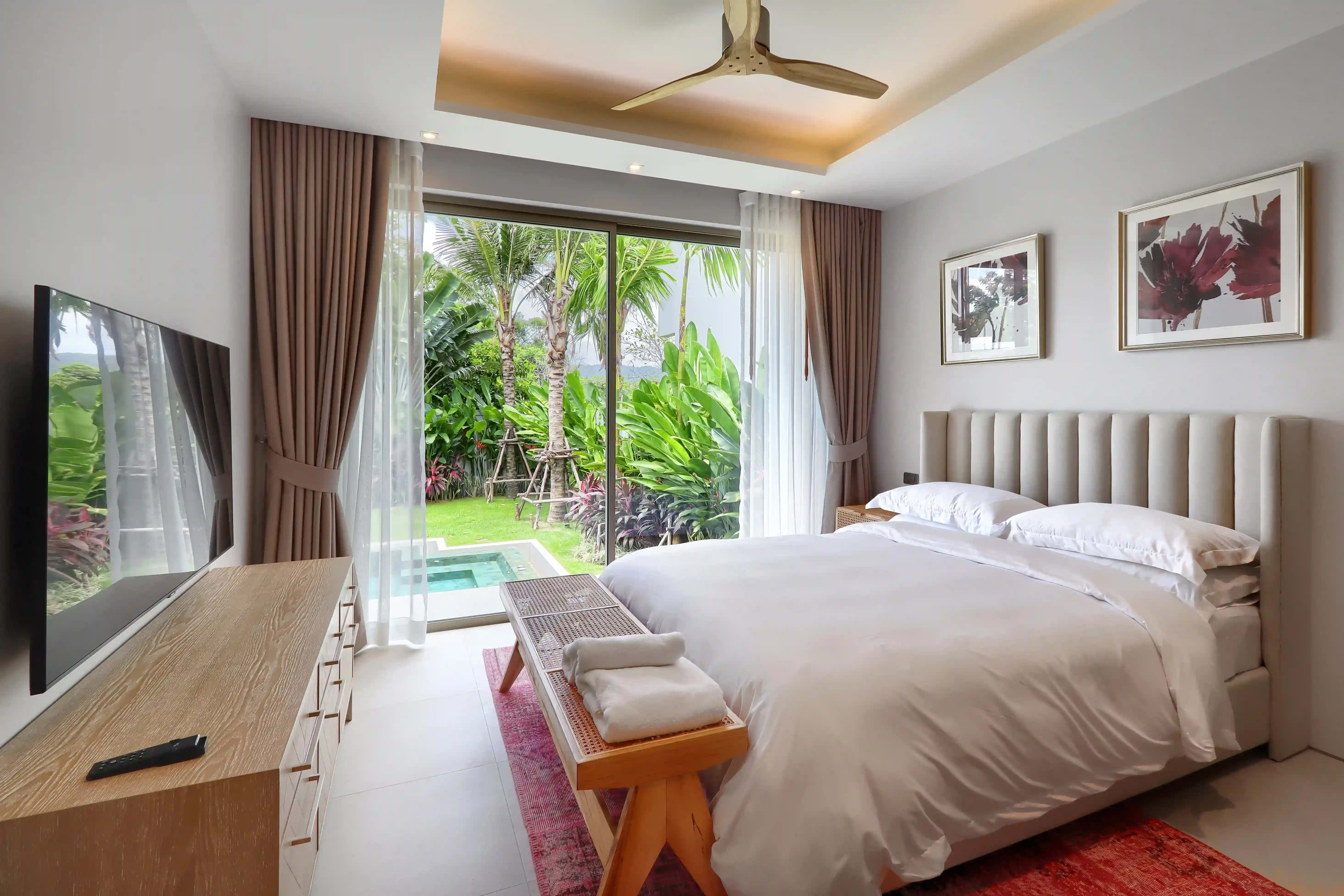 Botanica Lake Side II interior — living room with tropical design