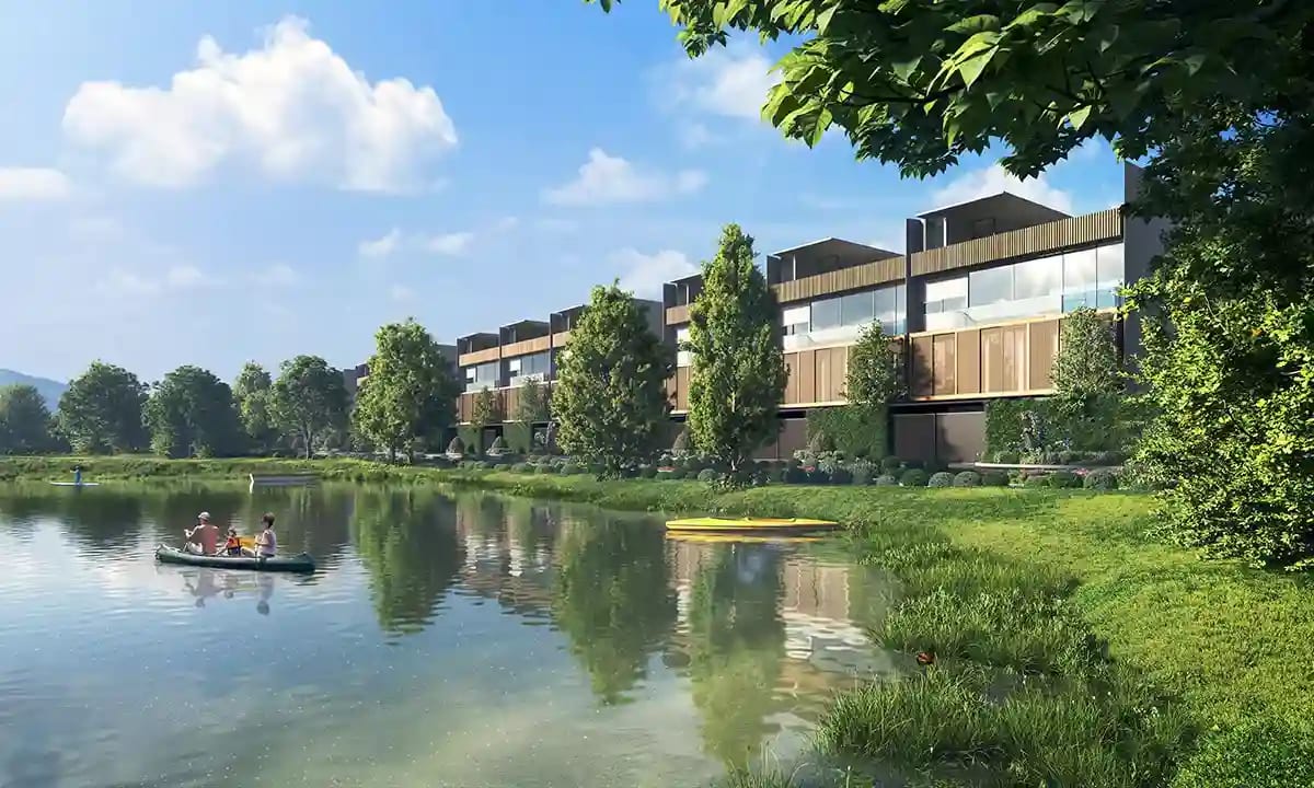 Banyan Tree Beach Residences Nammu — beachfront exterior view