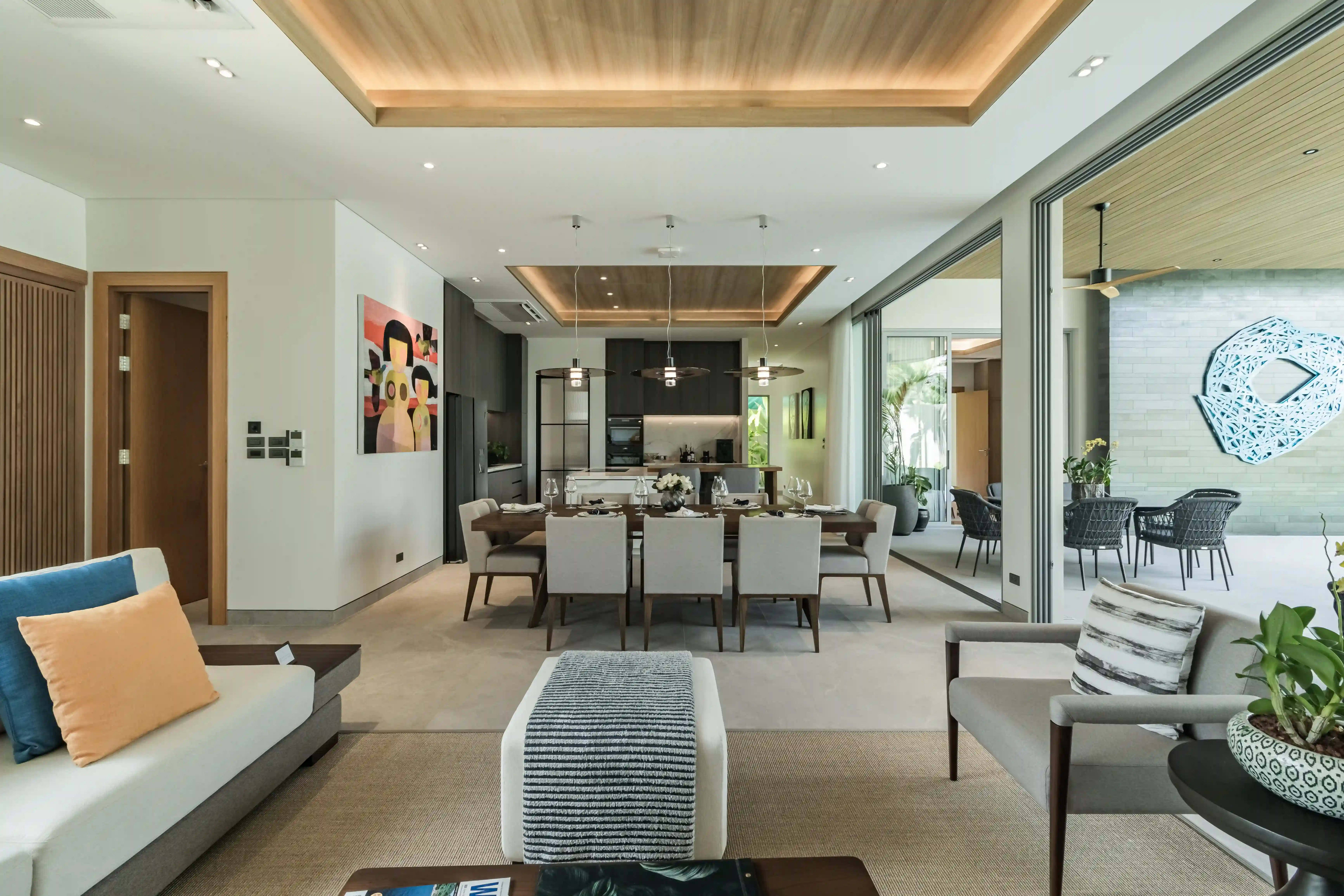 Alinda Villas — interior living area