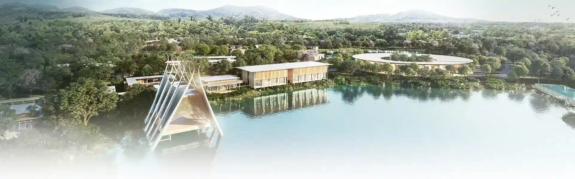 Tri Vananda — villa estate and natural surroundings