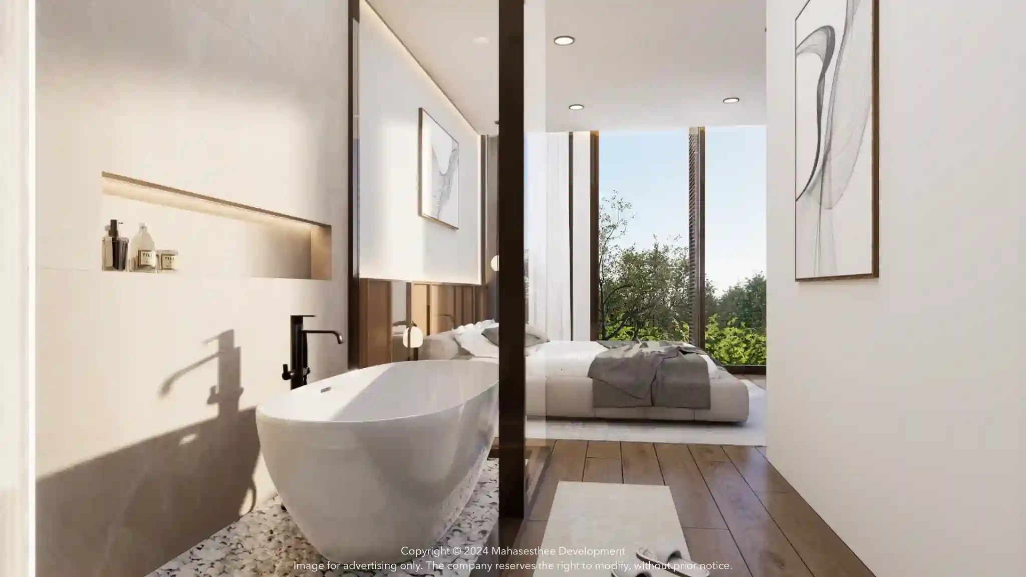 Autumn Villa interior bedroom