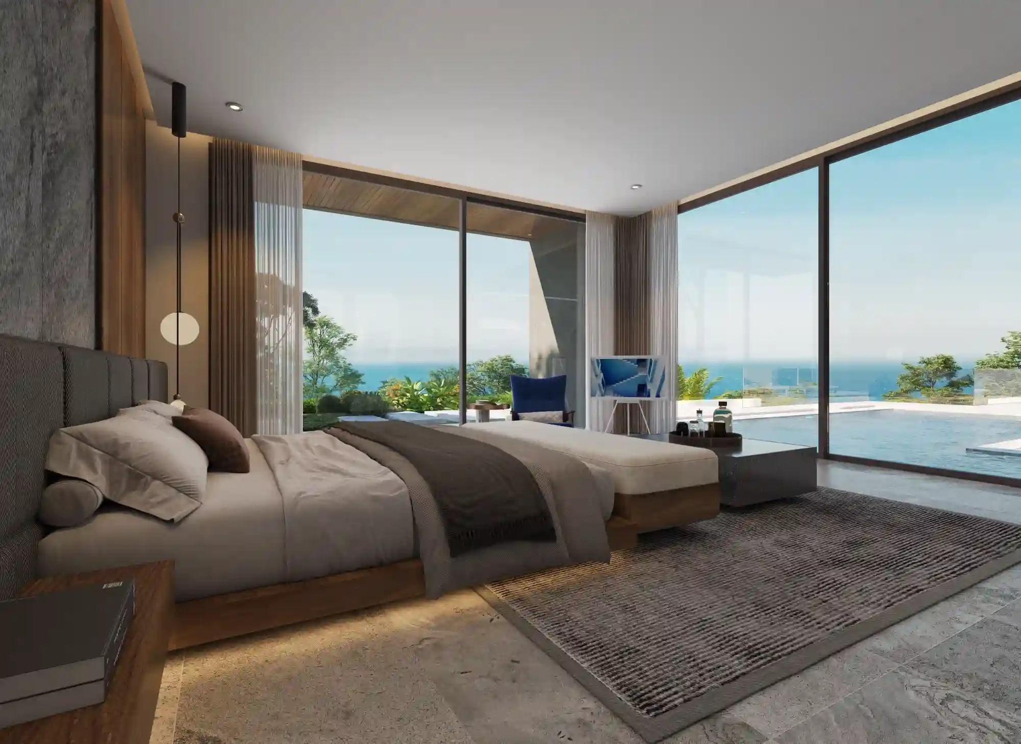 Walai Layan Phase 2 bedroom — comfortable tropical interiors with quality fittings