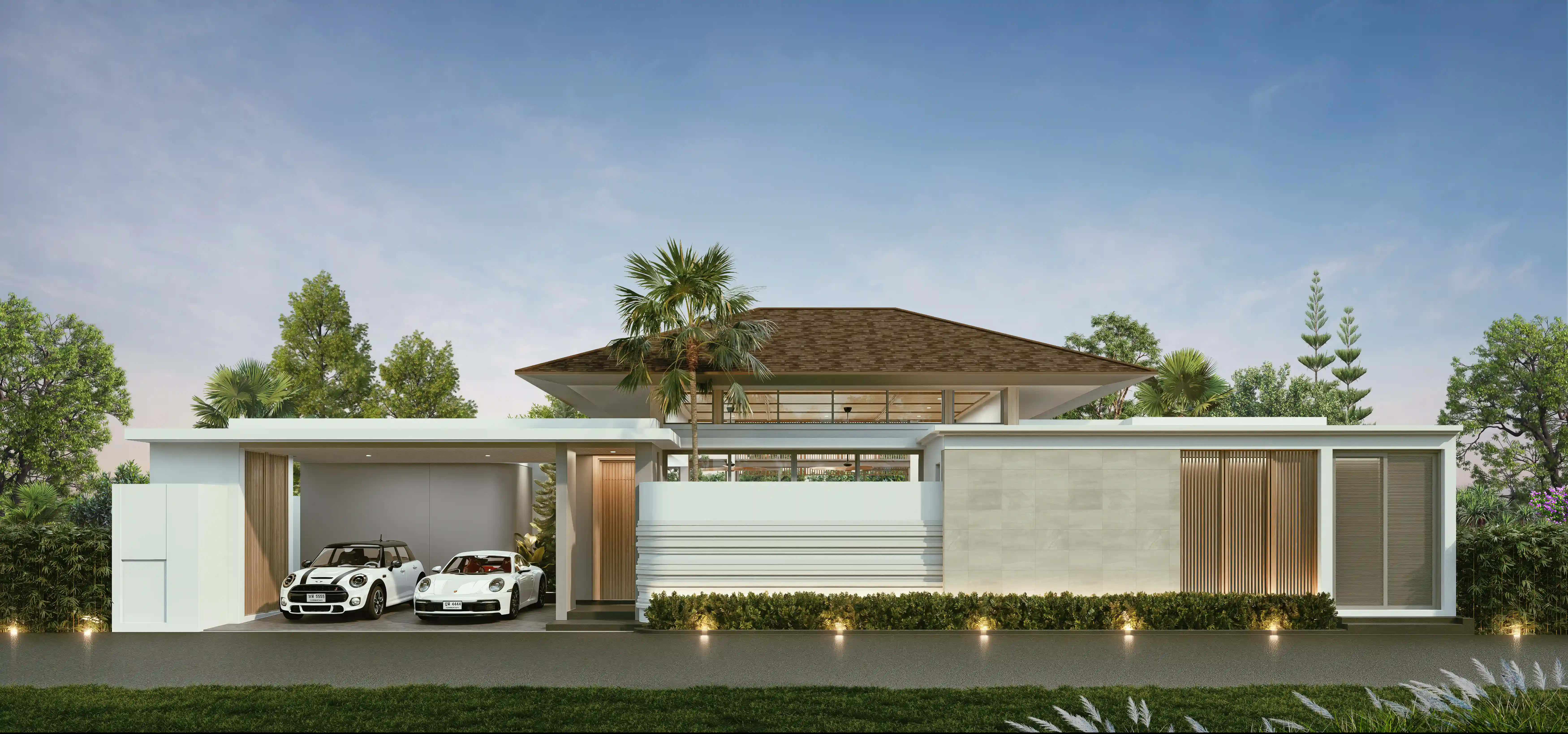 Monstera Nature villa exterior