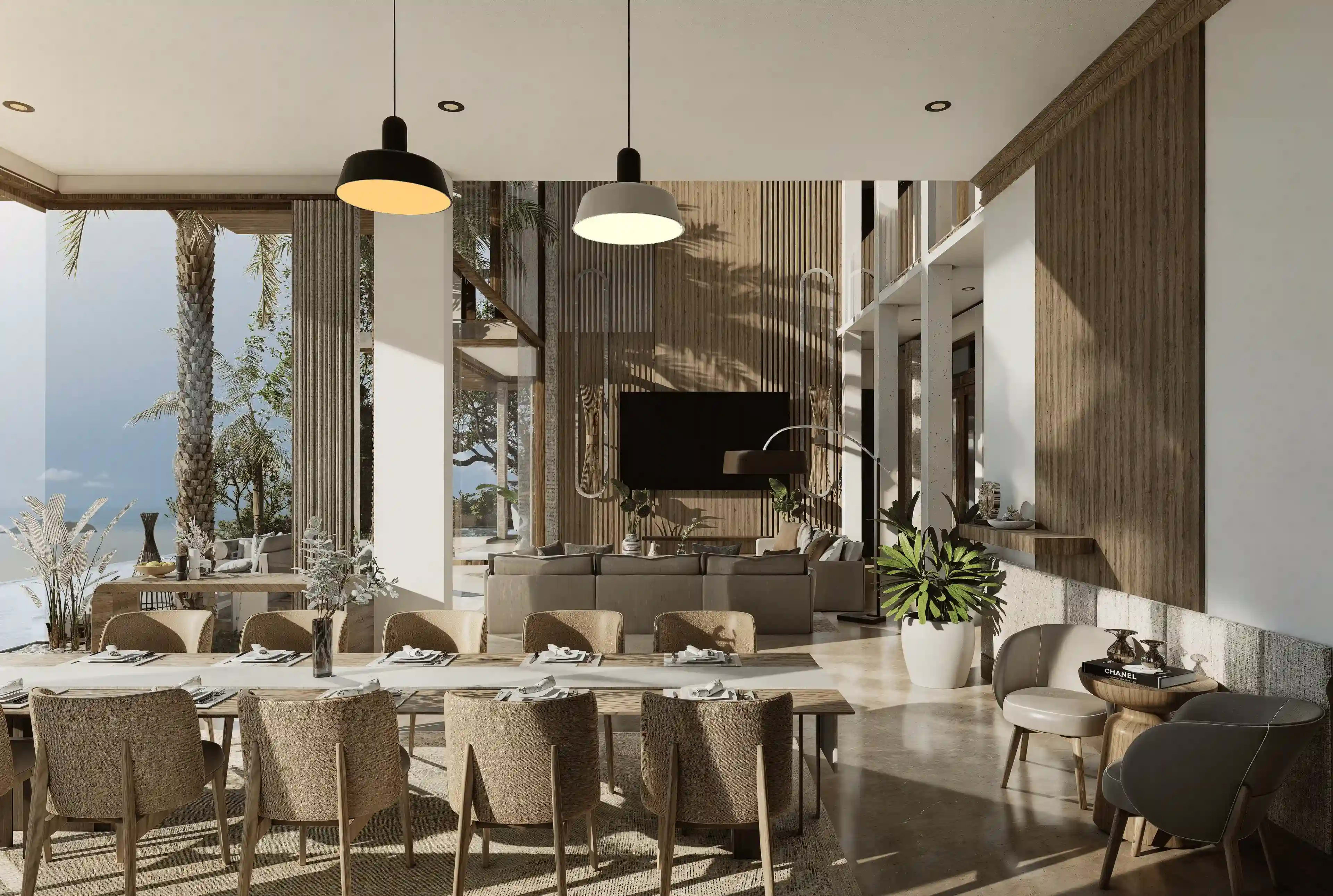 Narana Villa interior — master bedroom suite