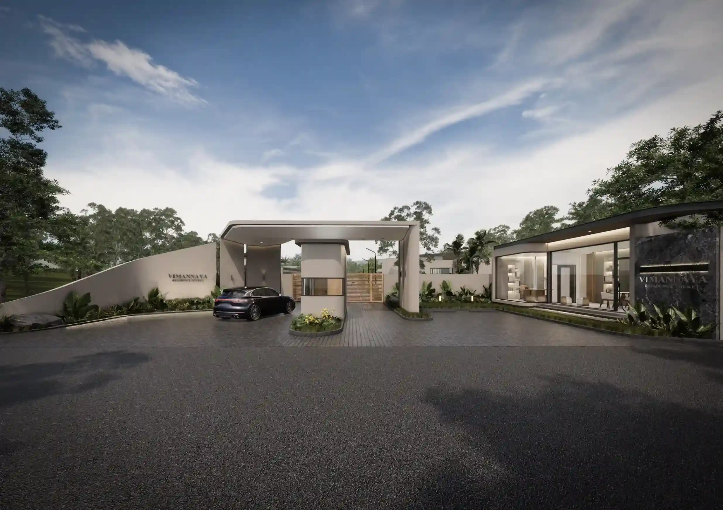 Vimannaya Residence exterior — pool villa with tropical gardens