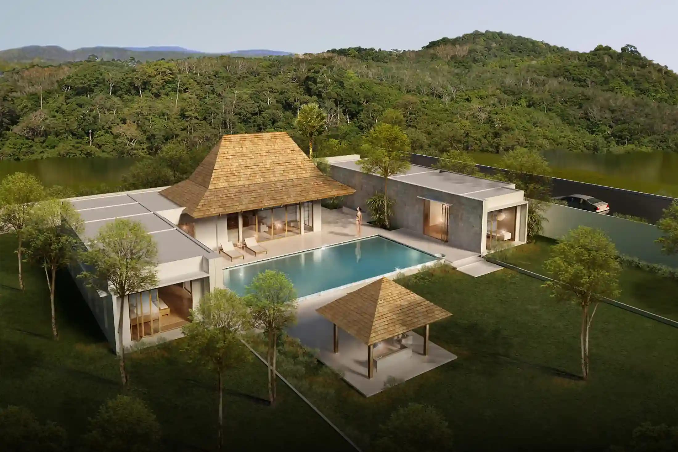 Anchan Mountain Breeze: Luxury Villas Near Khao Phra Thaeo