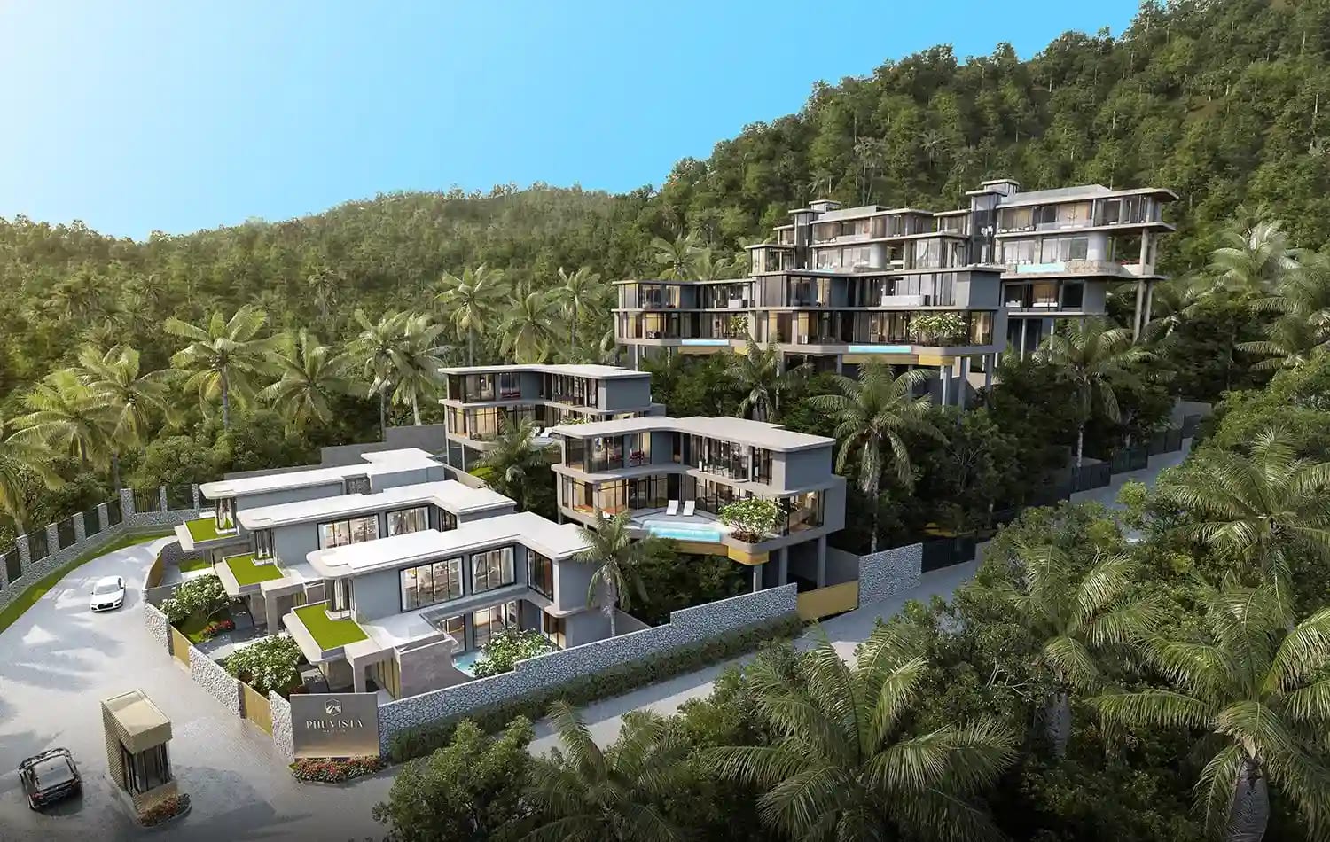 Phuvista Naithon: Sea-View Hillside Villas Above Naithon Beach from 75M THB