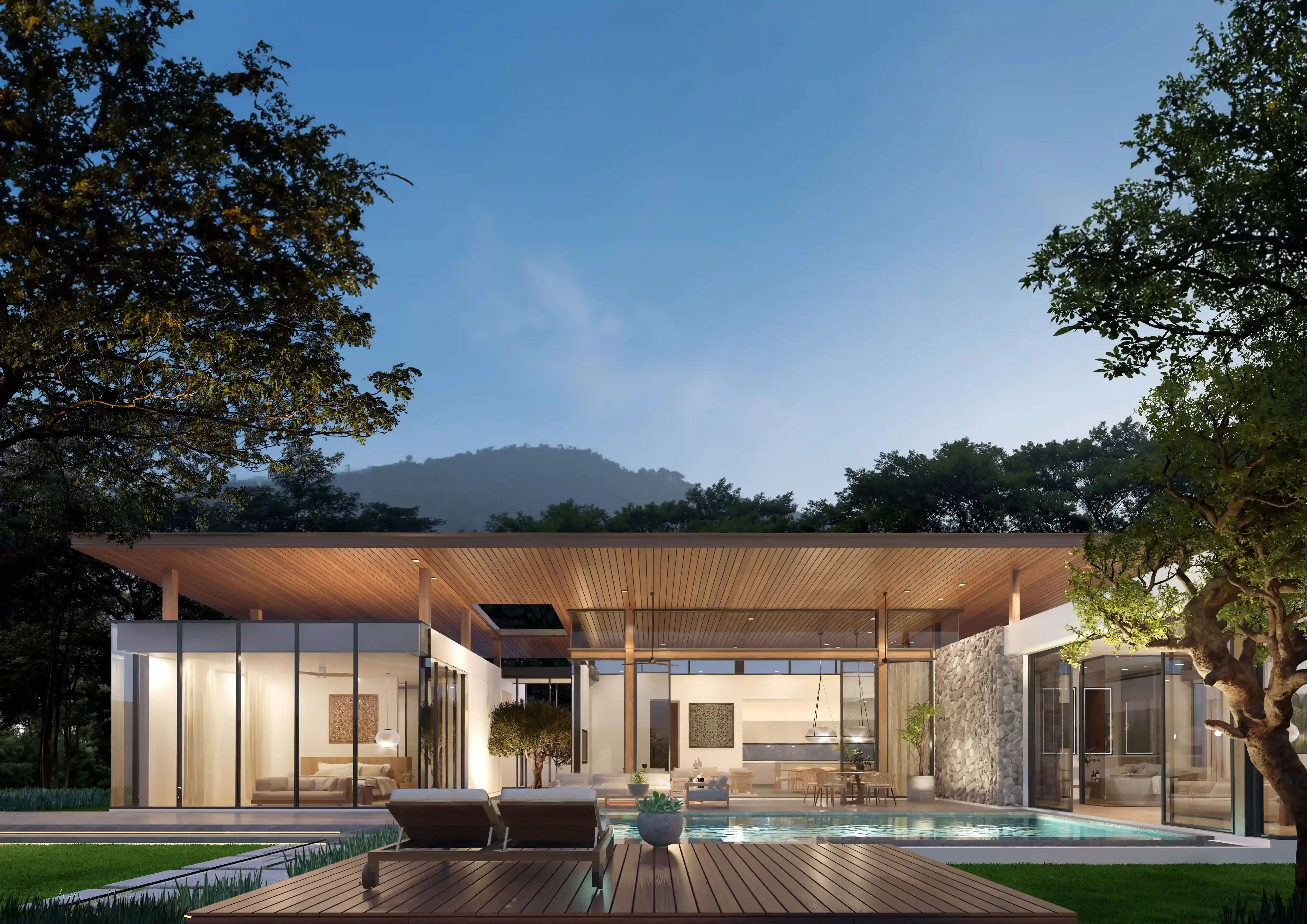 Mono Champaca: Villas from 18.5M THB Near Nai Thon Beach