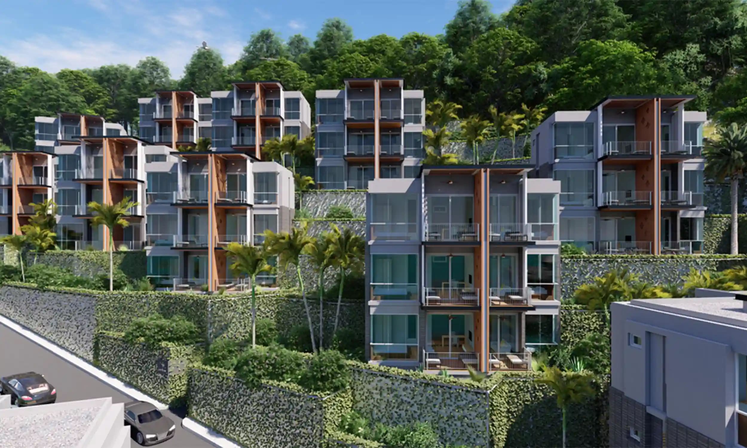 Beachfront Bliss — low-rise building exterior near Nai Yang Beach