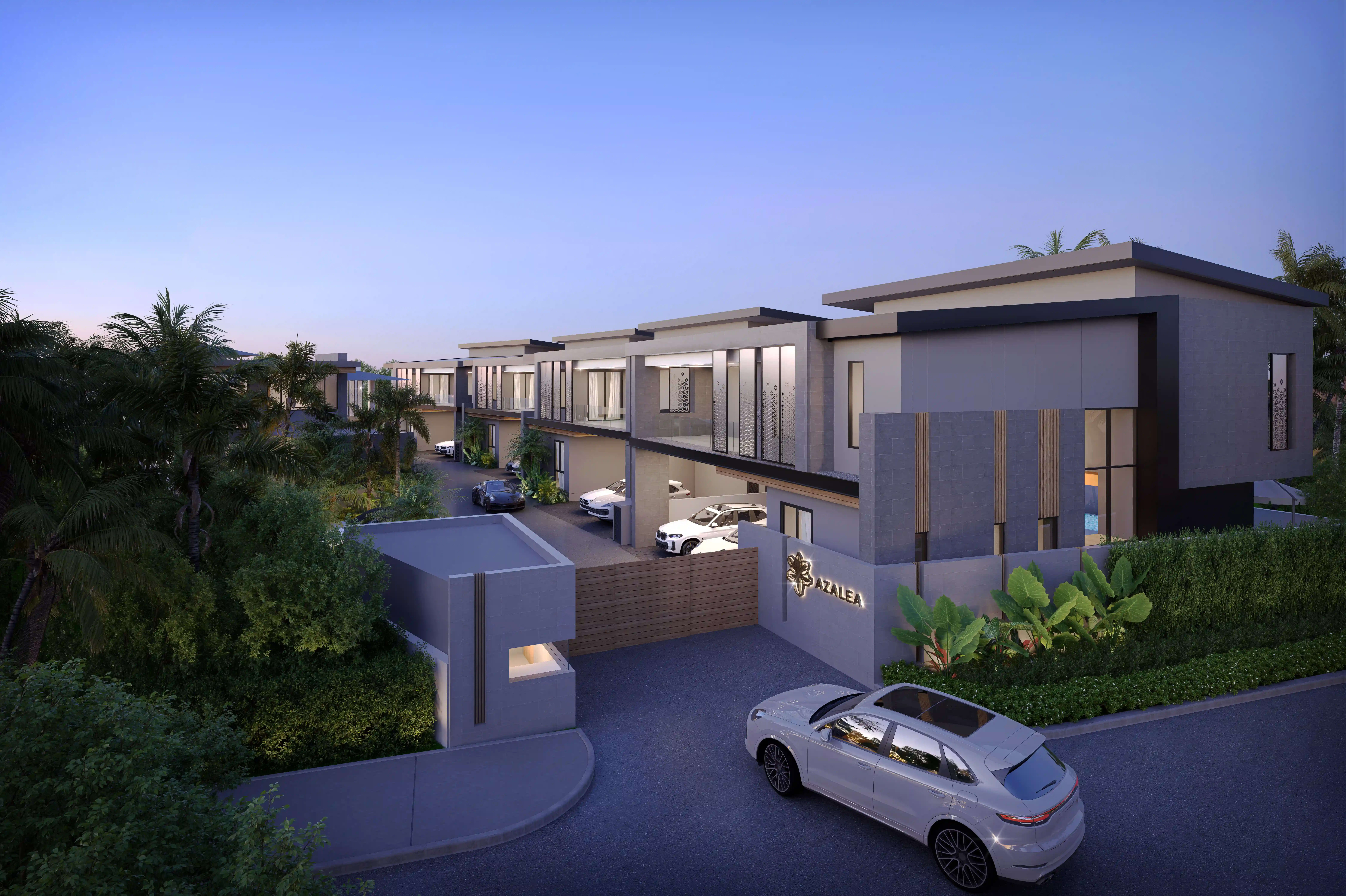 Terra Azalea Villas exterior with garden