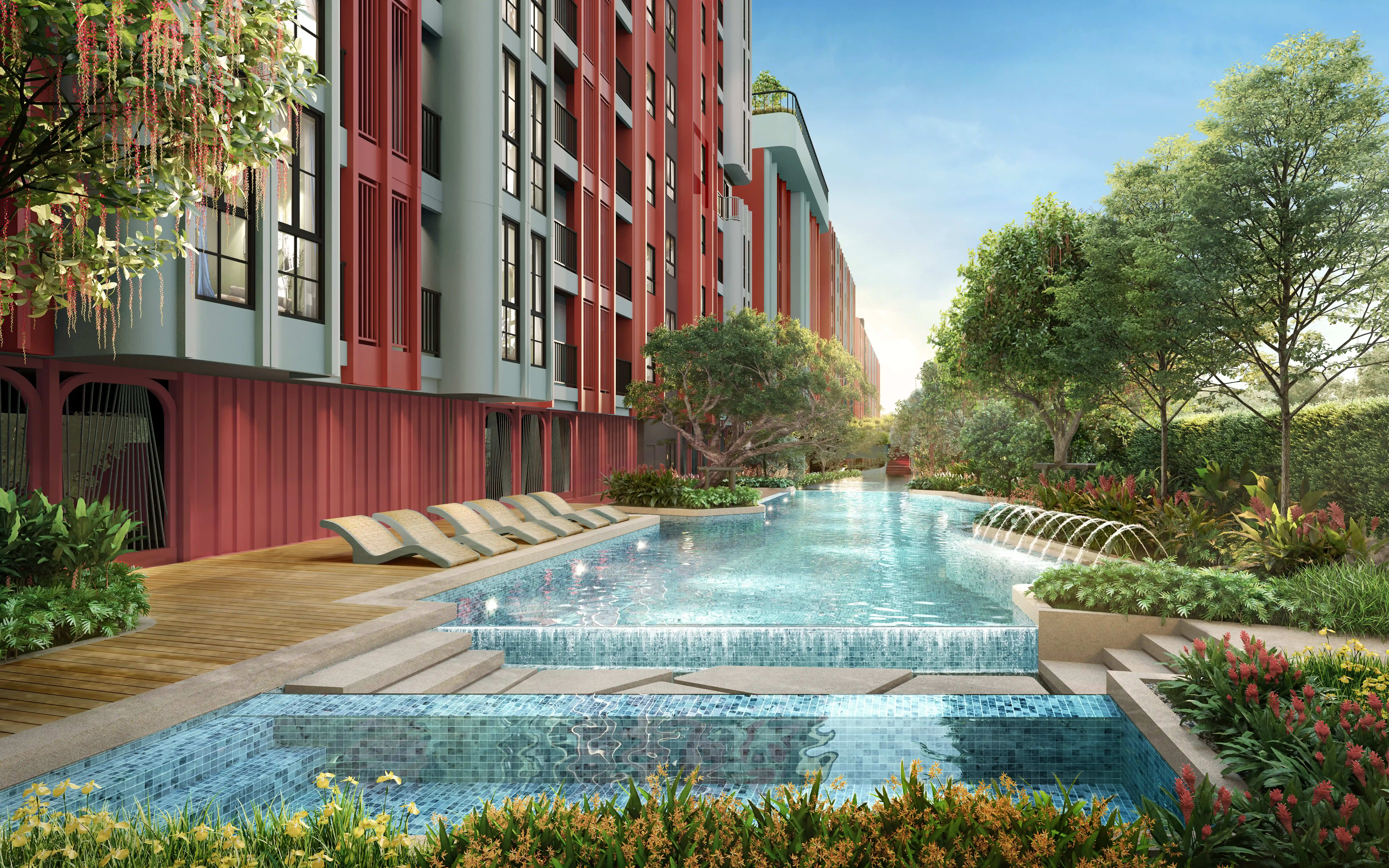 THE BASE Bukit — pool and amenity facilities
