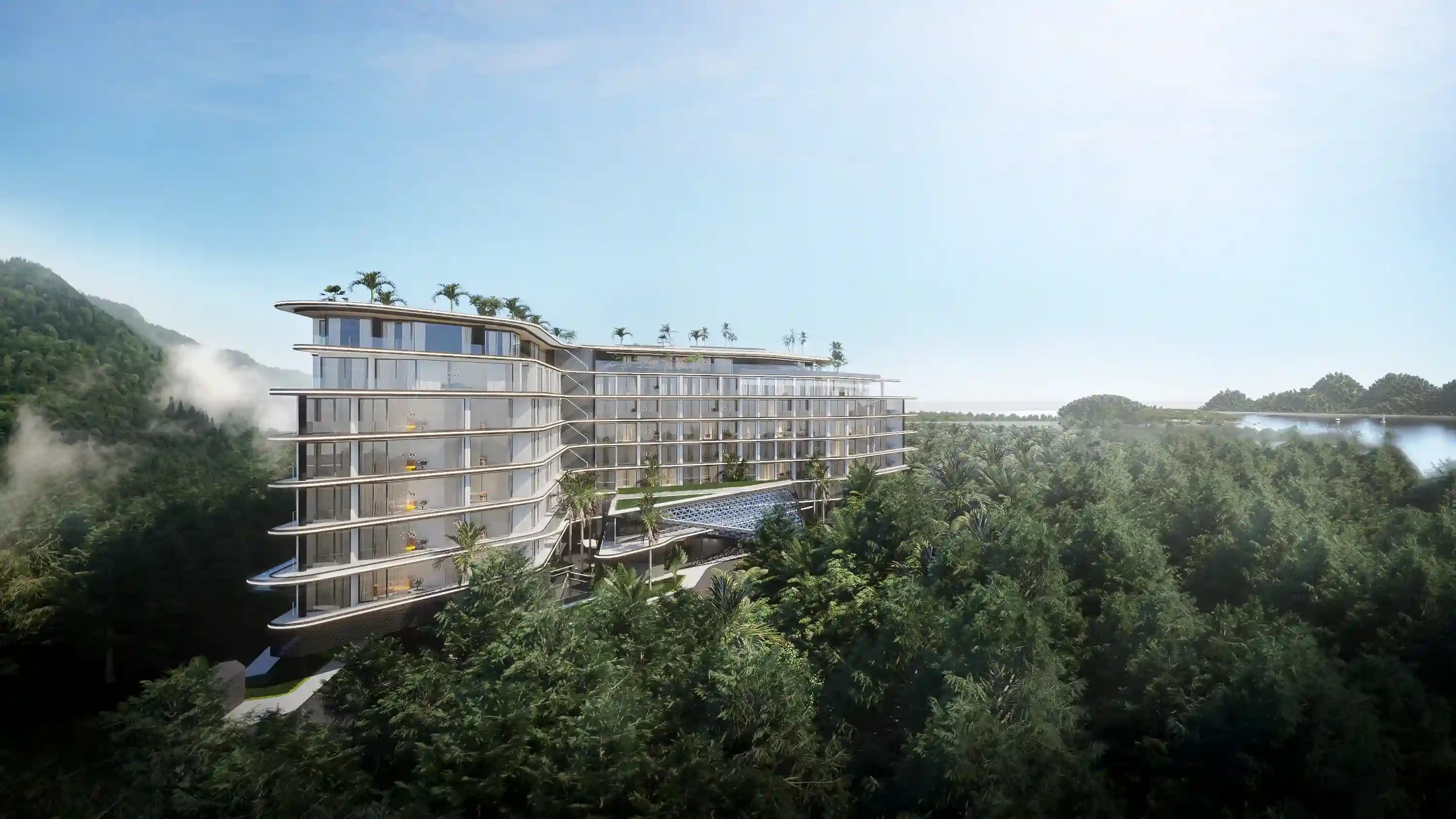 The One Naiharn exterior view from the south