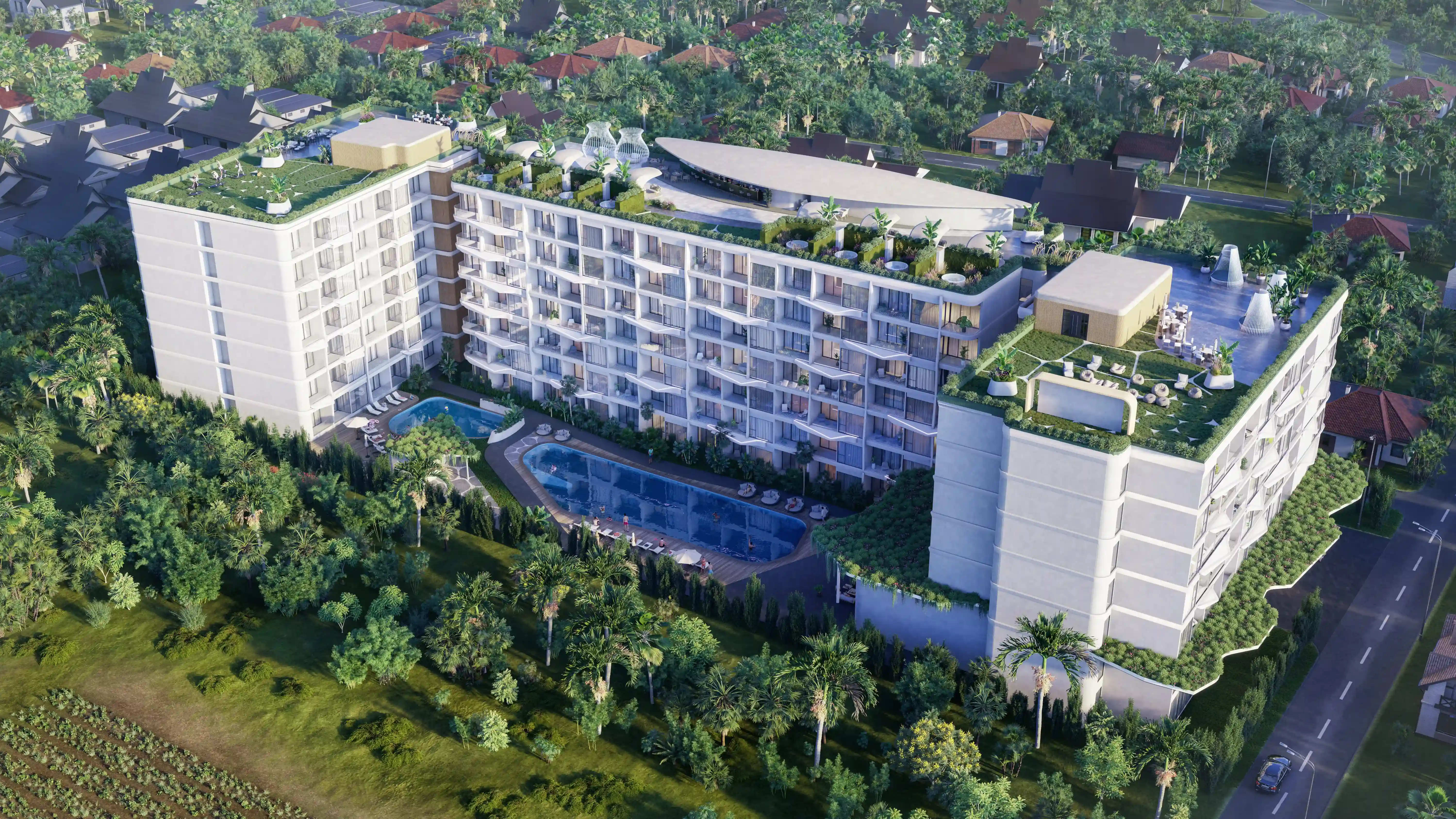 Wallaya Residence Naiharn, архитектура комплекса