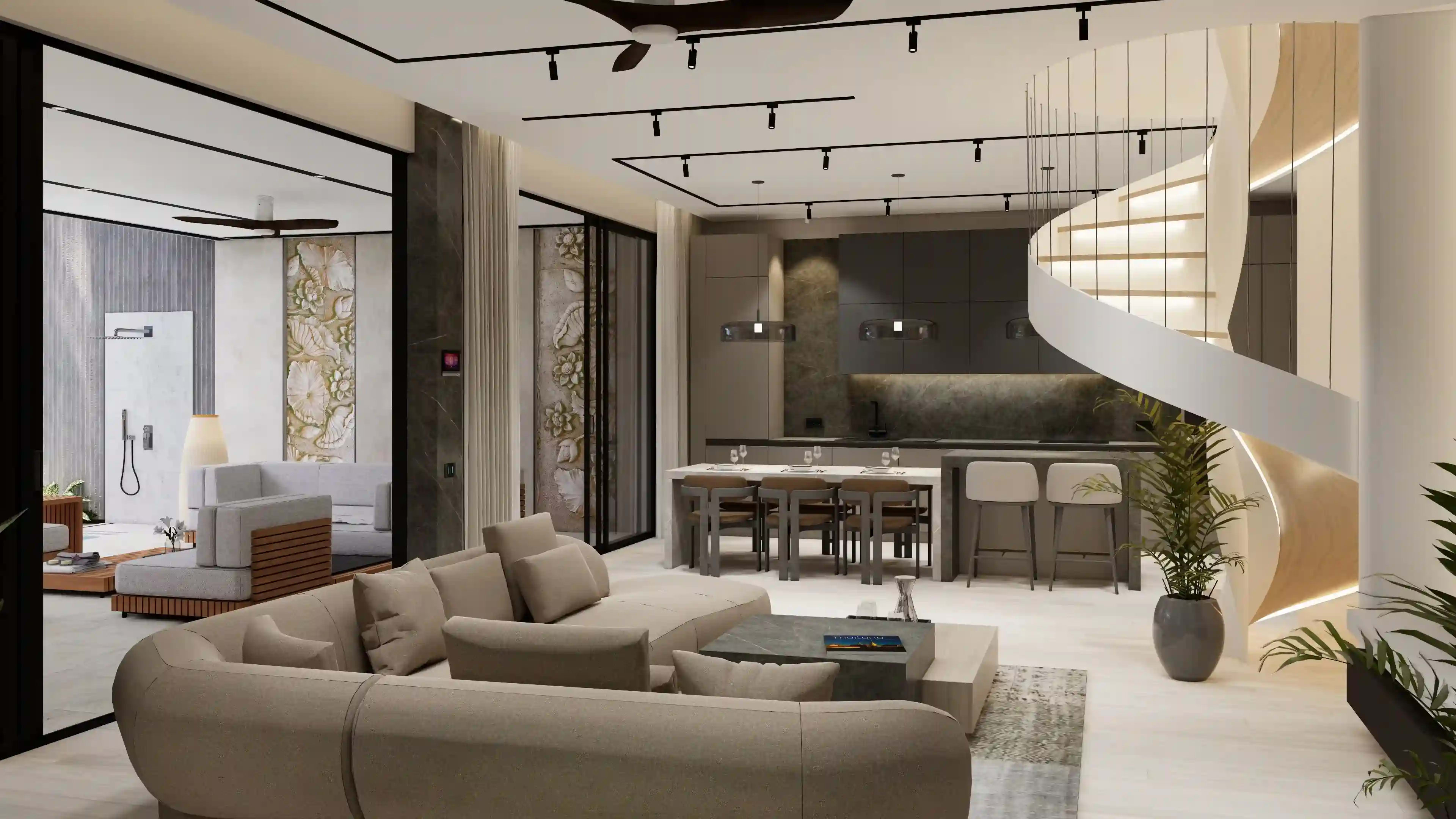 Orbita Villa-Town interior living room