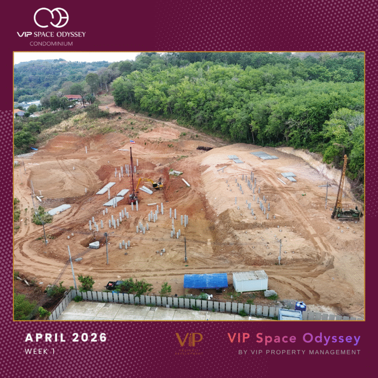 VIP Space Odyssey — construction site April 2026, Week 1