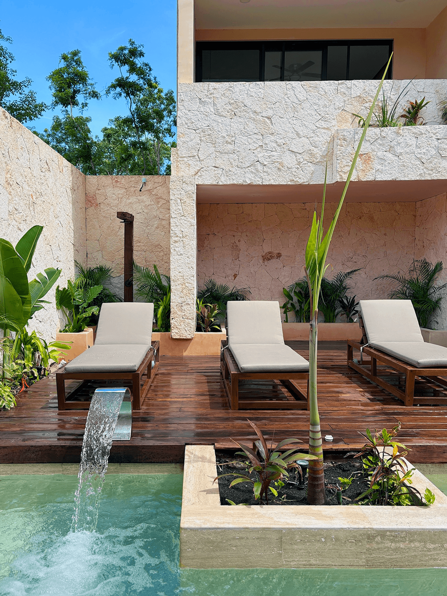Essence Tulum furnished apartment interior living area