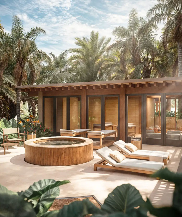 Hideaways Los Cabos amenity deck and Pacific views