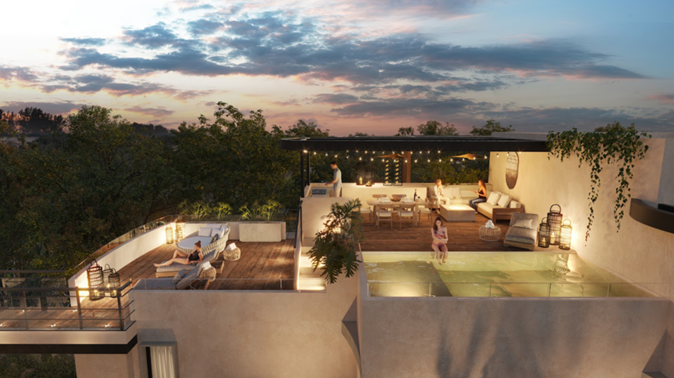 Tulum Jungle Lofts jungle-facing terrace and canopy views