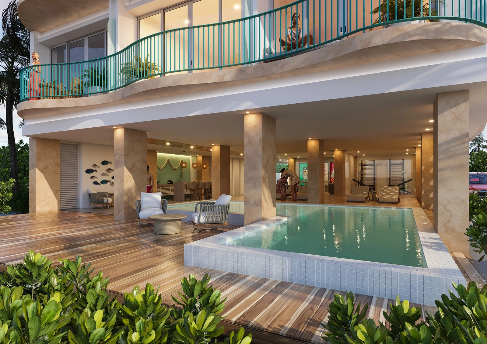 Mavila at Quivira lifestyle and amenity inset