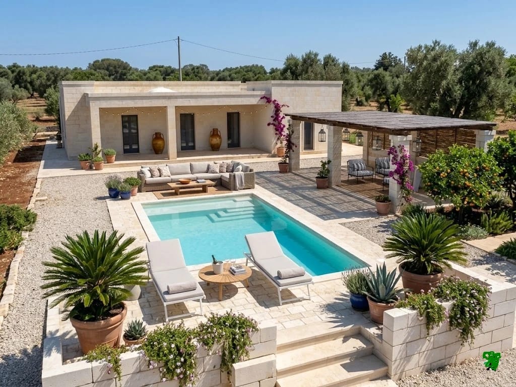Ostuni countryside villa interior reference