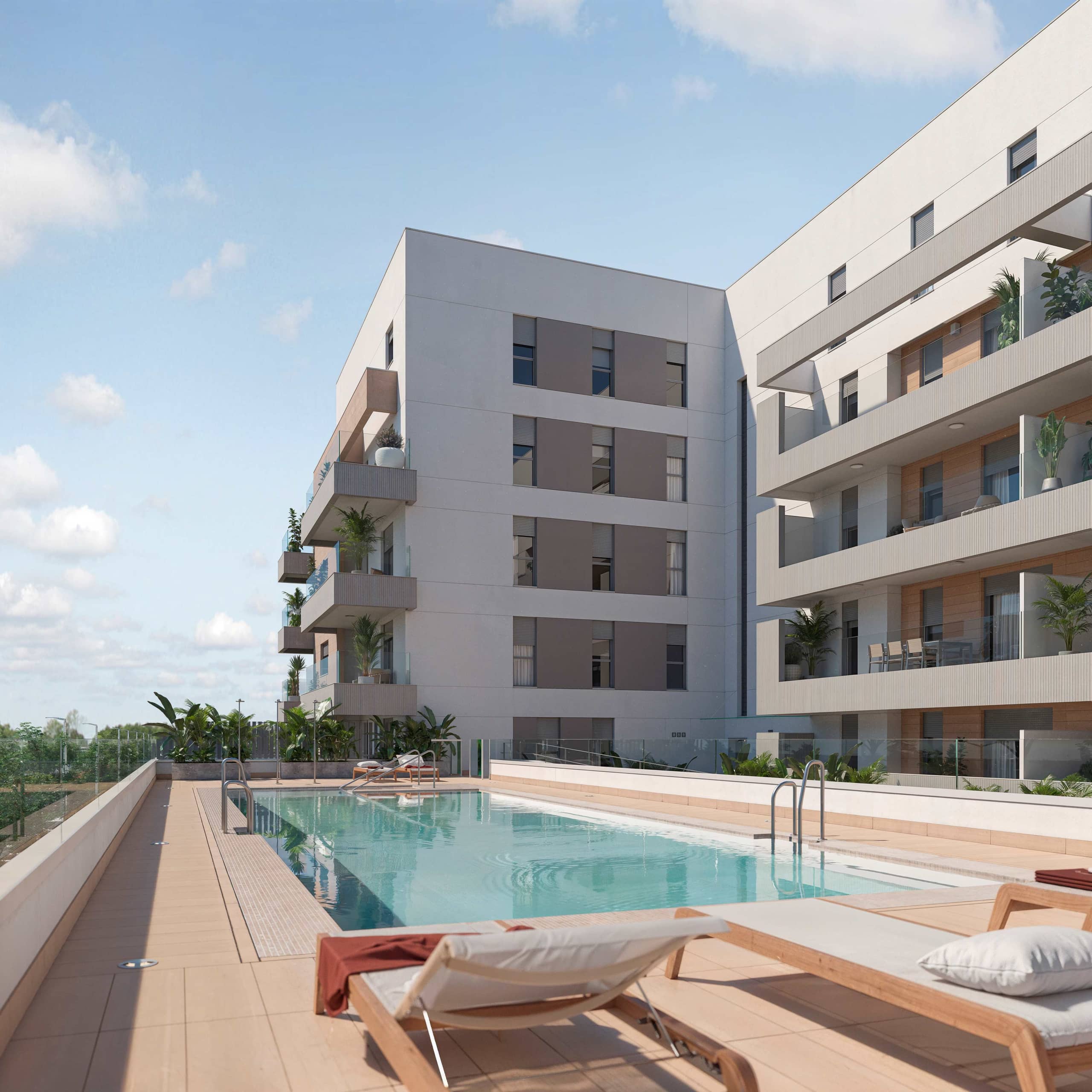 Residencial Veleta Palmas Altas exterior