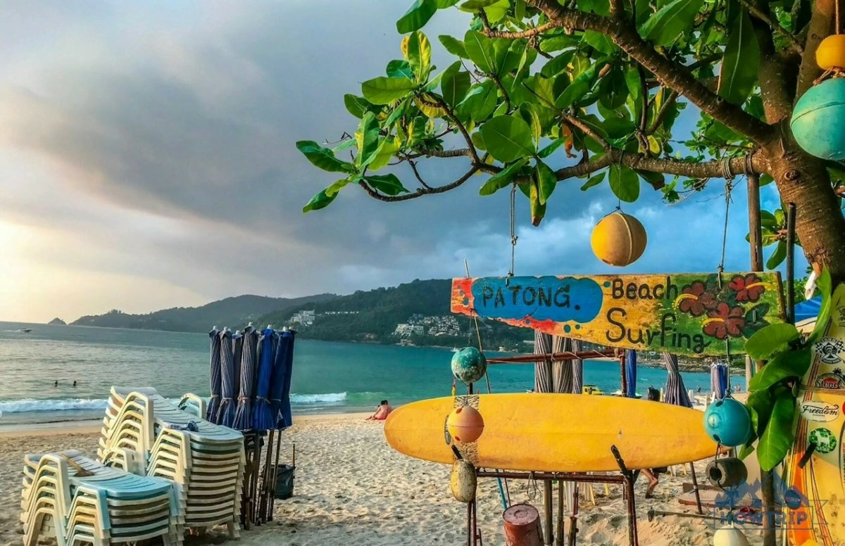 Patong Phuket, beach promenade and resort area