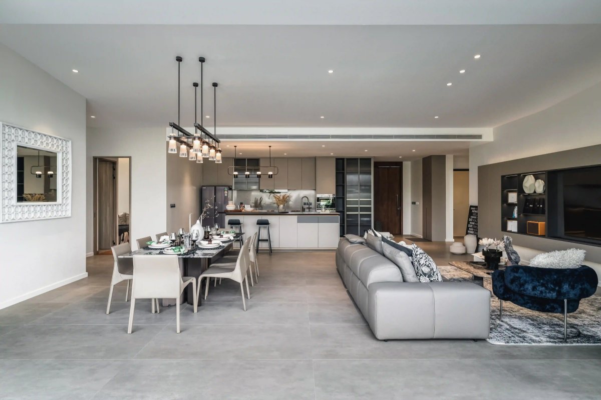 Clover Residence villa master, interior view
