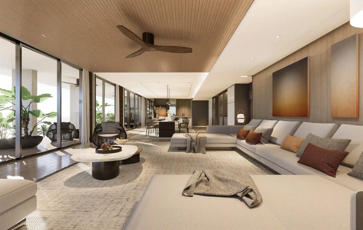 Banyan Tree Varuna, master suite and upper-level living space