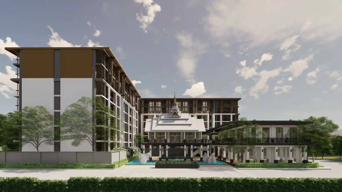 The Ozone Condominium exterior view, Bang Tao Phuket