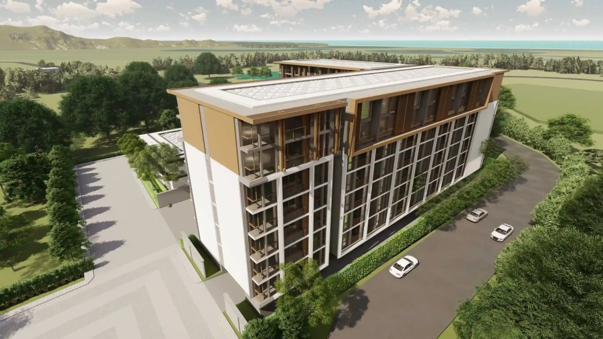 The Ozone Condominium exterior context, Bang Tao