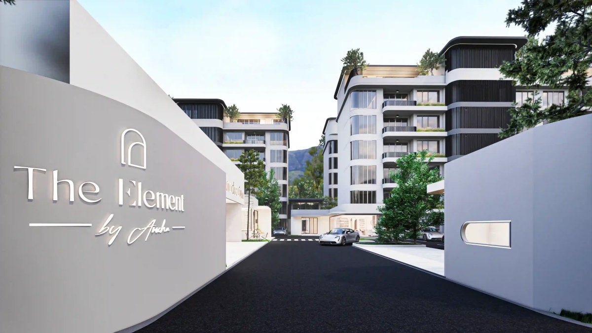 The Element Condo interior living and dining area