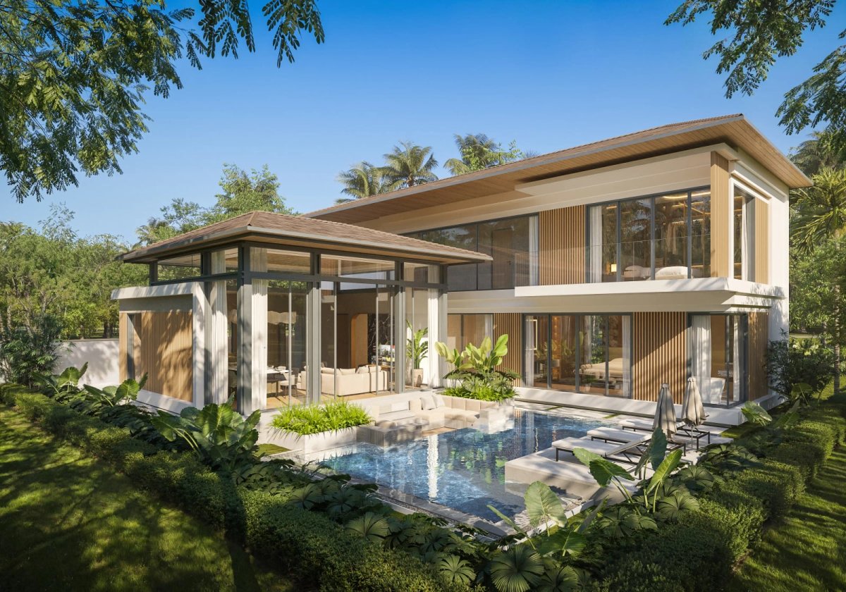 Marnfah Pool Villa, developer render 2, Nong Prue (Jomtien, Pratumnak, Central Pattaya)