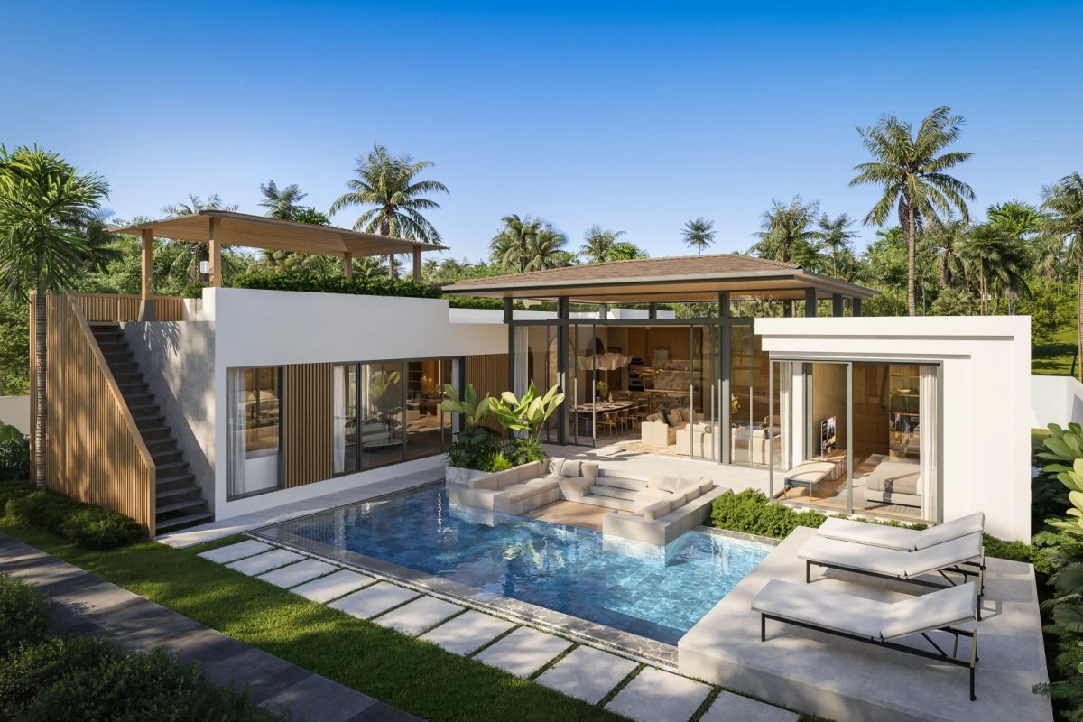 Marnfah Pool Villa, developer render 4, Pattaya