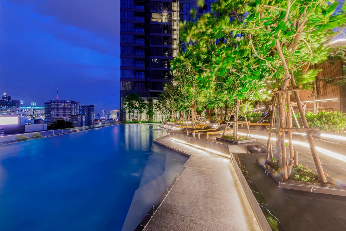 One 9 Five Asoke - Rama 9, developer render 3, Bangkok