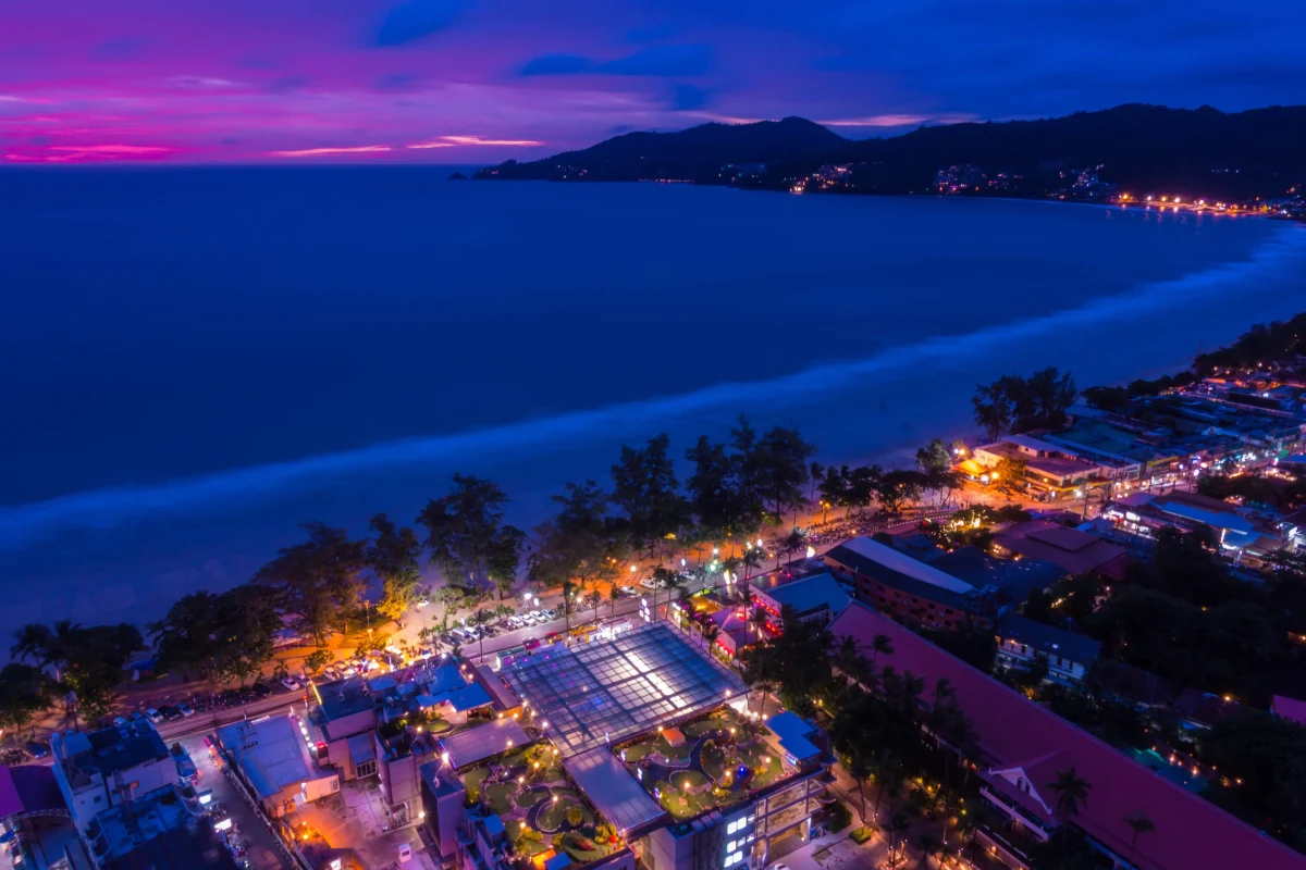 Patong Beach Phuket — seaside hotels and bay view
