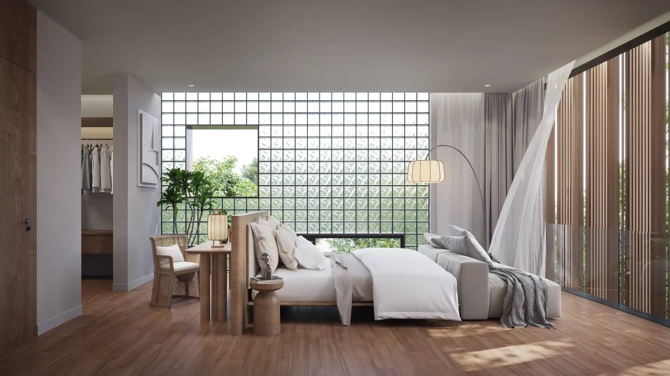 Mono Oxygen Phase 2, master bedroom with natural light
