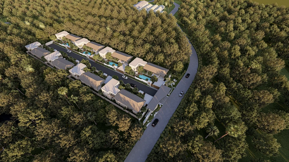 Vinzita Elite Residence exterior from gardens