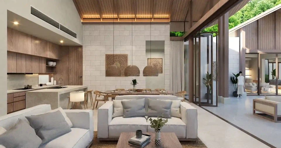 Nakara Grand Luxury Villa, bedroom and interior design