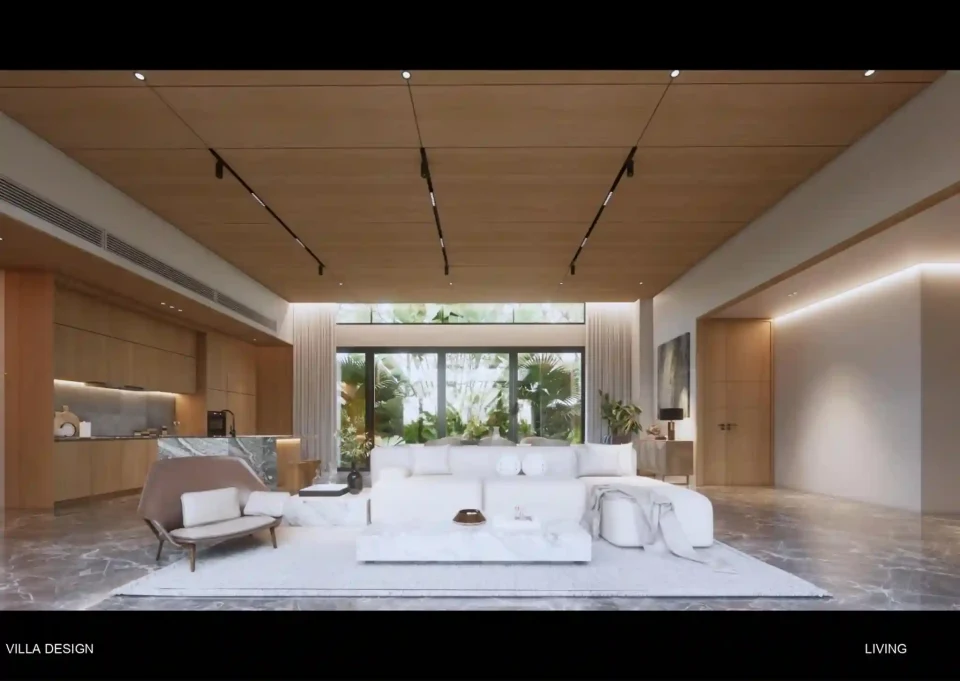Oliver Villa interior bedroom with en-suite bathroom