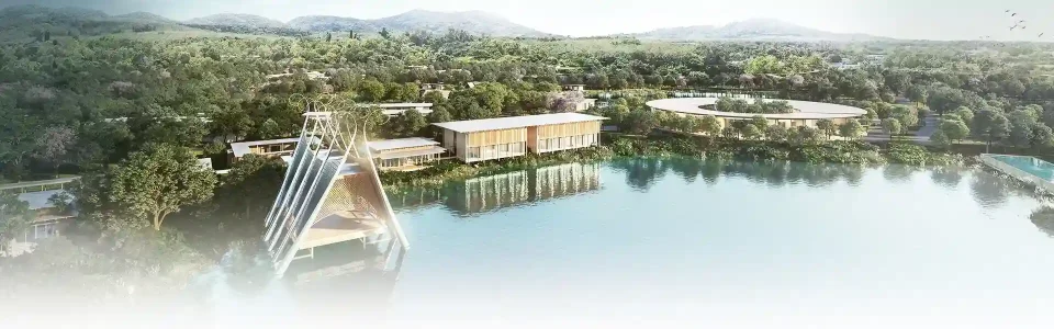 Tri Vananda, villa estate and natural surroundings