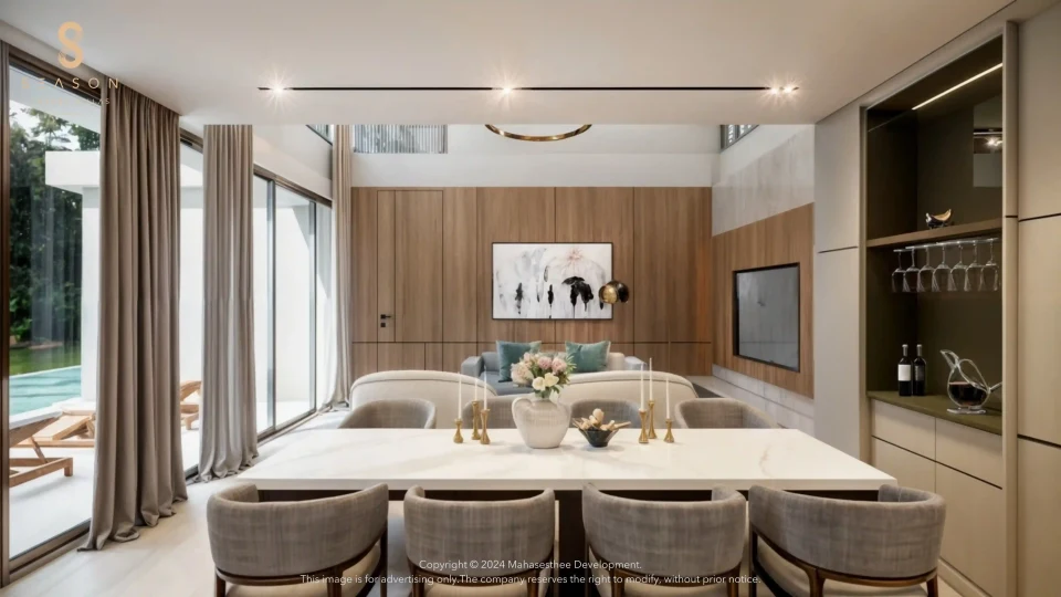 Season Rosewood interior living space