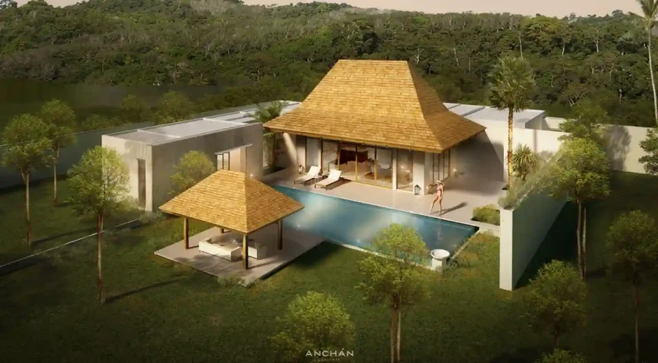 Twinpalms Residences Surin - pool level exterior view