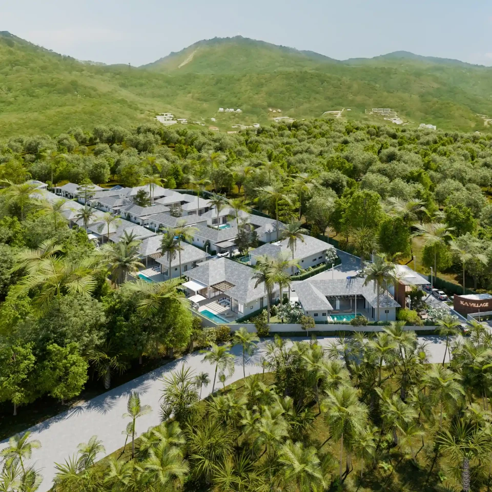 KA Village Rawai community and landscaping, exterior view