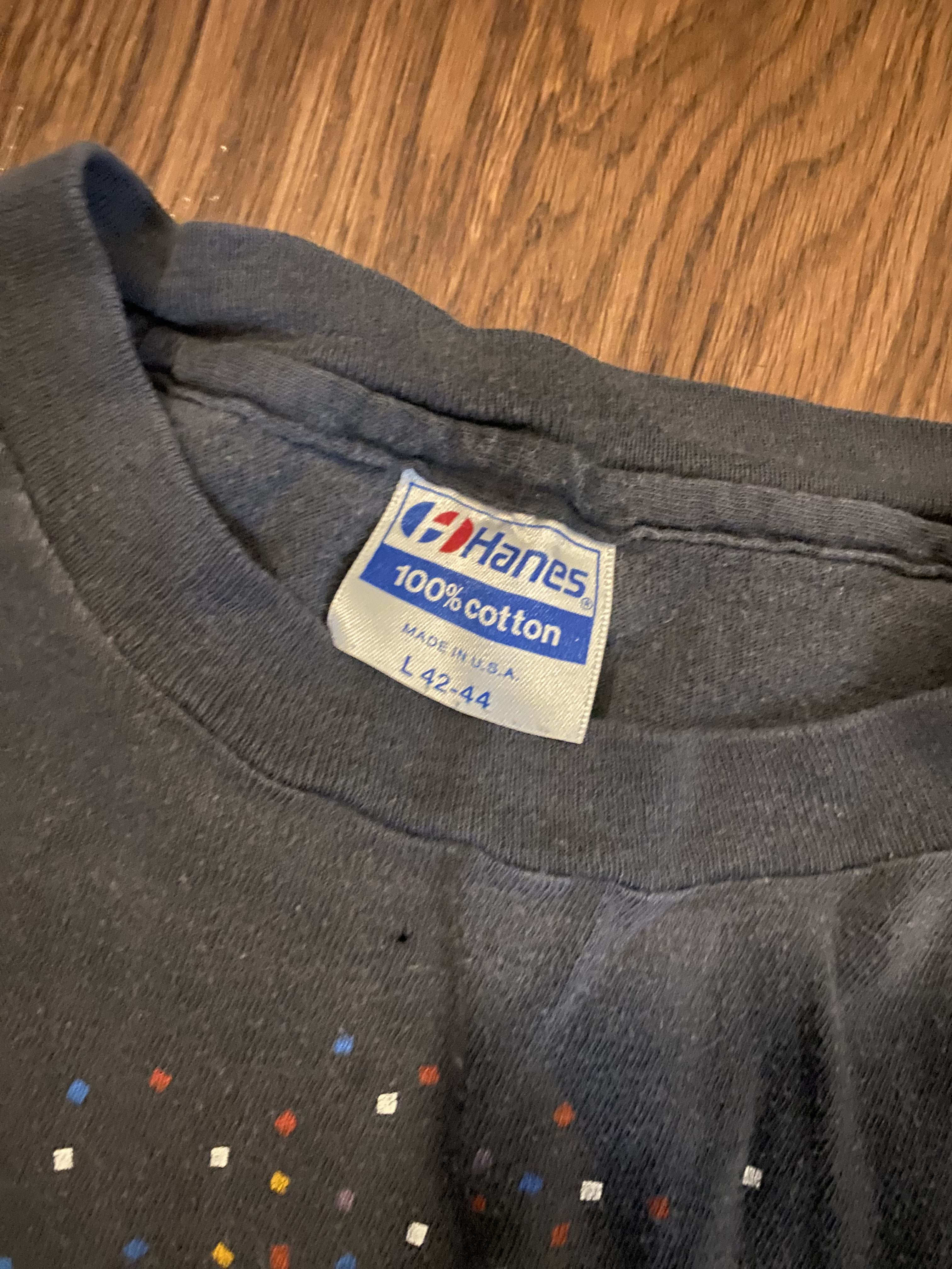 Hanes blue bar tag