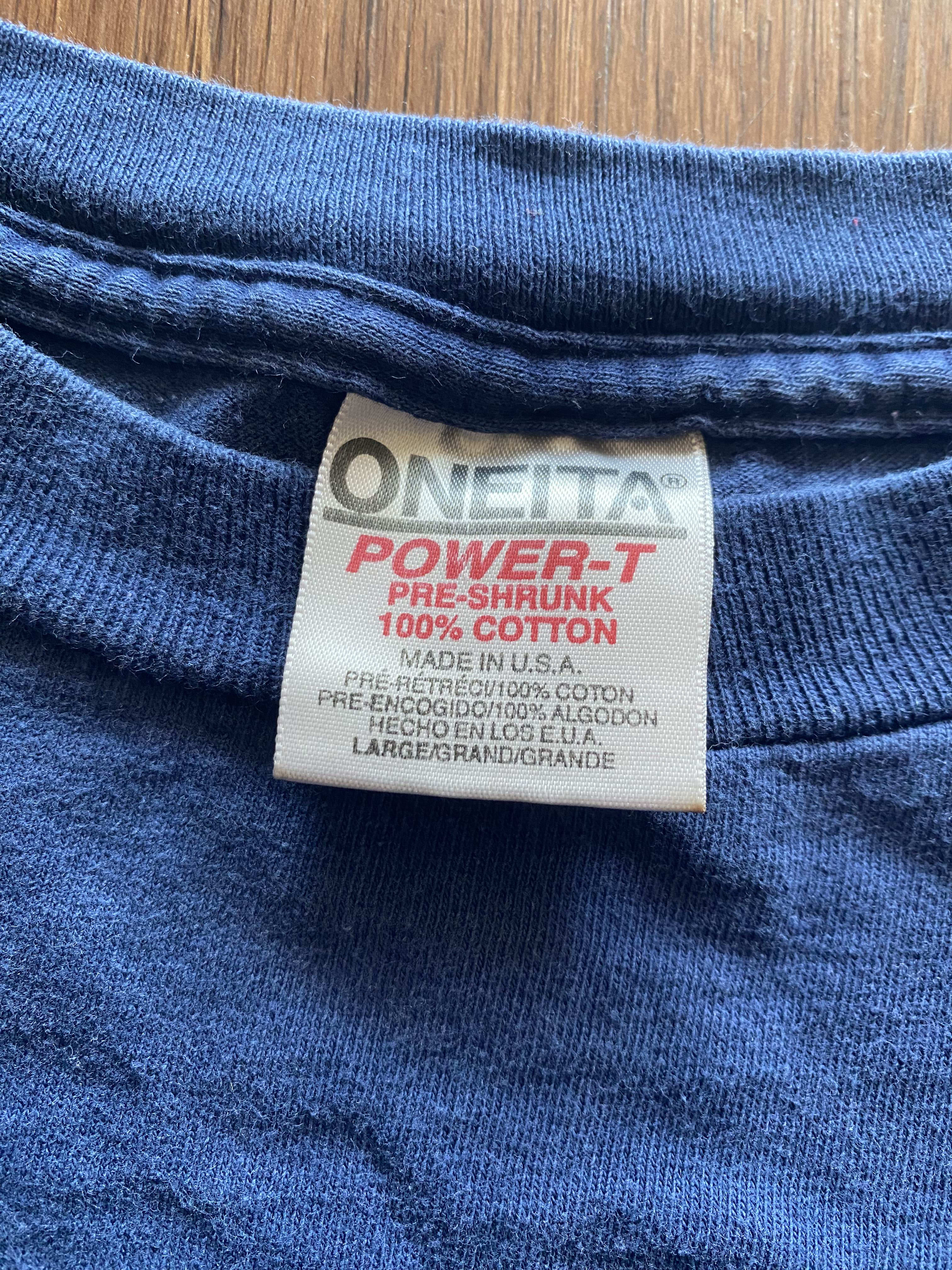 Oneita Power-T tag