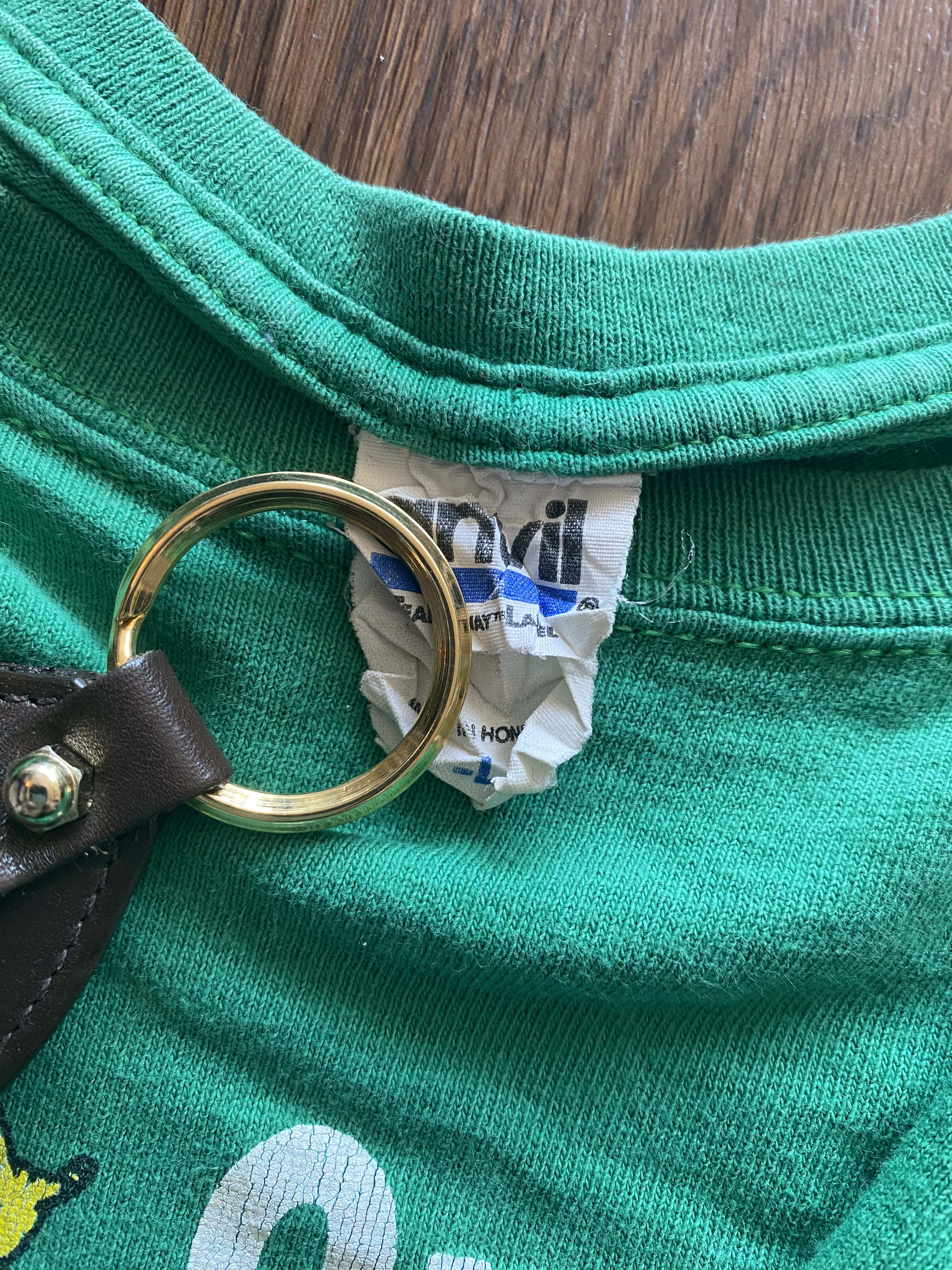 Anvil blue tear-away Honduras tag — Reel Big Fish 2000s